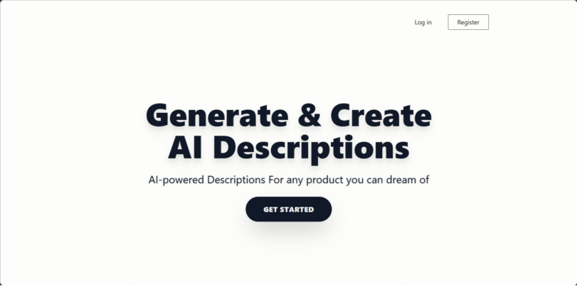 Jumpstart AI - homepage screenshot
